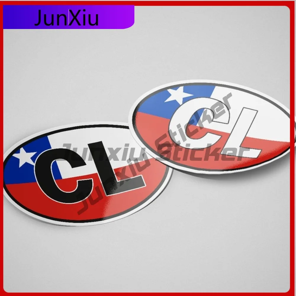 

Chile RCH Sticker Cool Letter Boxes Campers Unique Air Conditioners Laptops Anti UV Scratch Resistant Auto Accessories Car