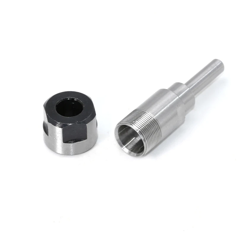 1/4 "8mm 12mm Shank เครื่องตัดไม้ Router Bits Extension Rod ตัดเครื่องแกะสลักเครื่อง Slotting