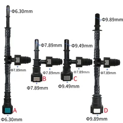 7.89 9.49 Extended 3-way T-shaped fuel pipe pumping device Special oil drainage equipment for oil circuits Oil suction device
