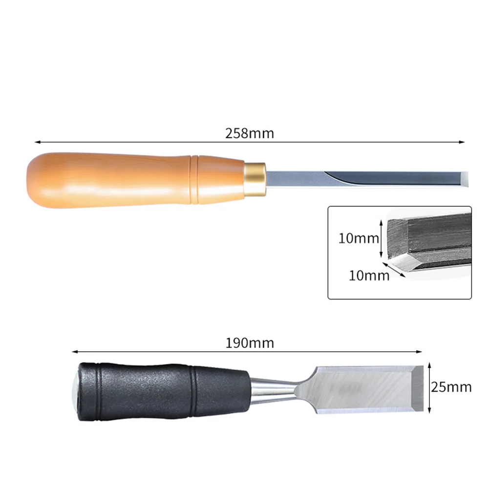 Comfortable Grip Chisels Joinery Chisel Corner Chisel Comfortable Grip Mortise Joint Tool For Detailed Woodworking