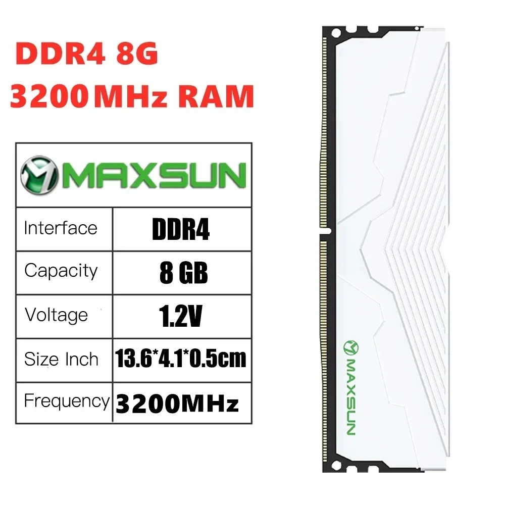 MAXSUN New Motherboard Kit B760M with Intel i5 12400F LGA1700 RAM DDR4 16GB (8GBx2) 3200MHz Computer Components M.2 SATA3 - view 2