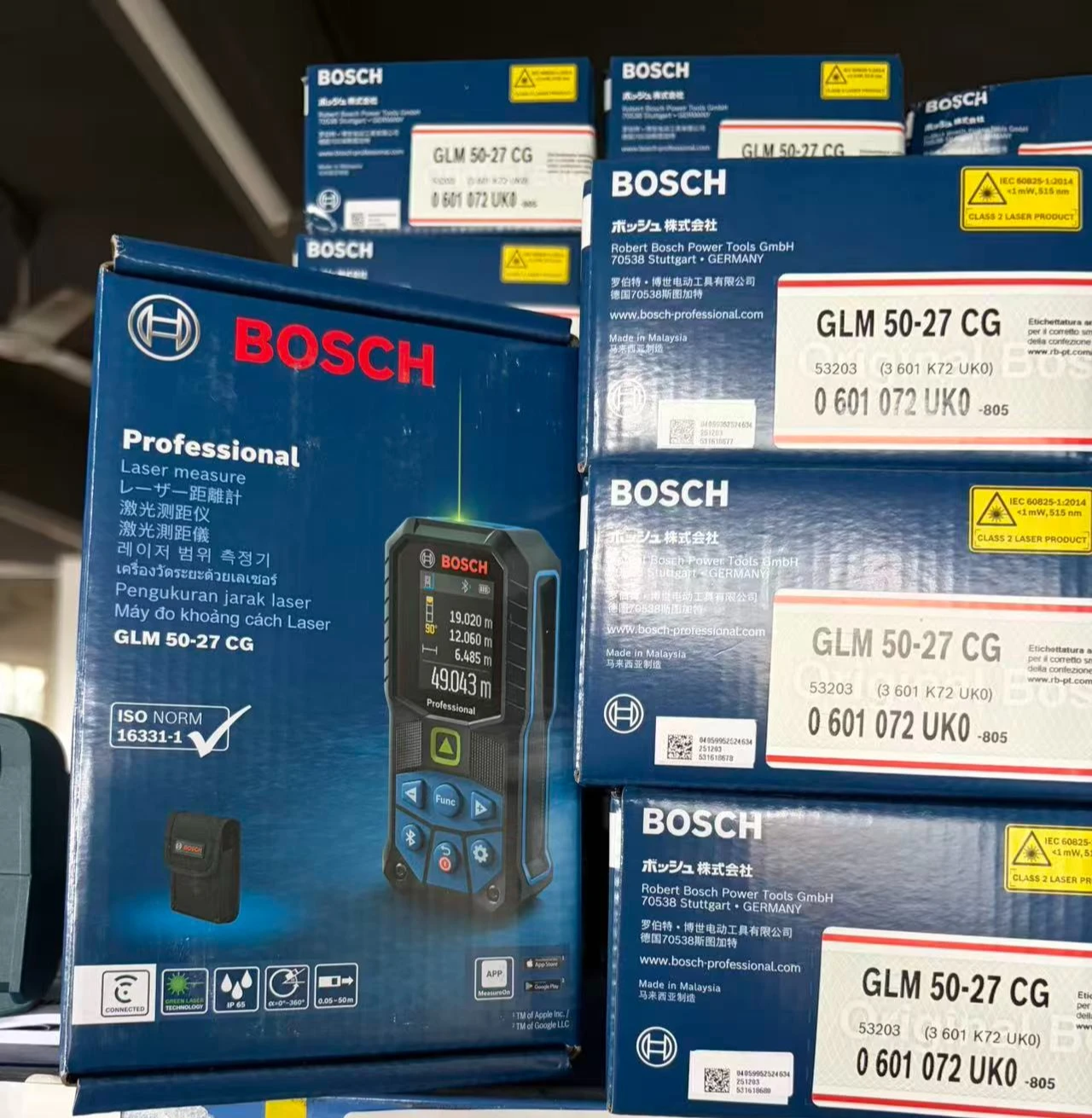 Bosch GLM50-27CG Green Laser Measure 50M High Precision Laser Distance Meter Portable Digital Laser Range Finder