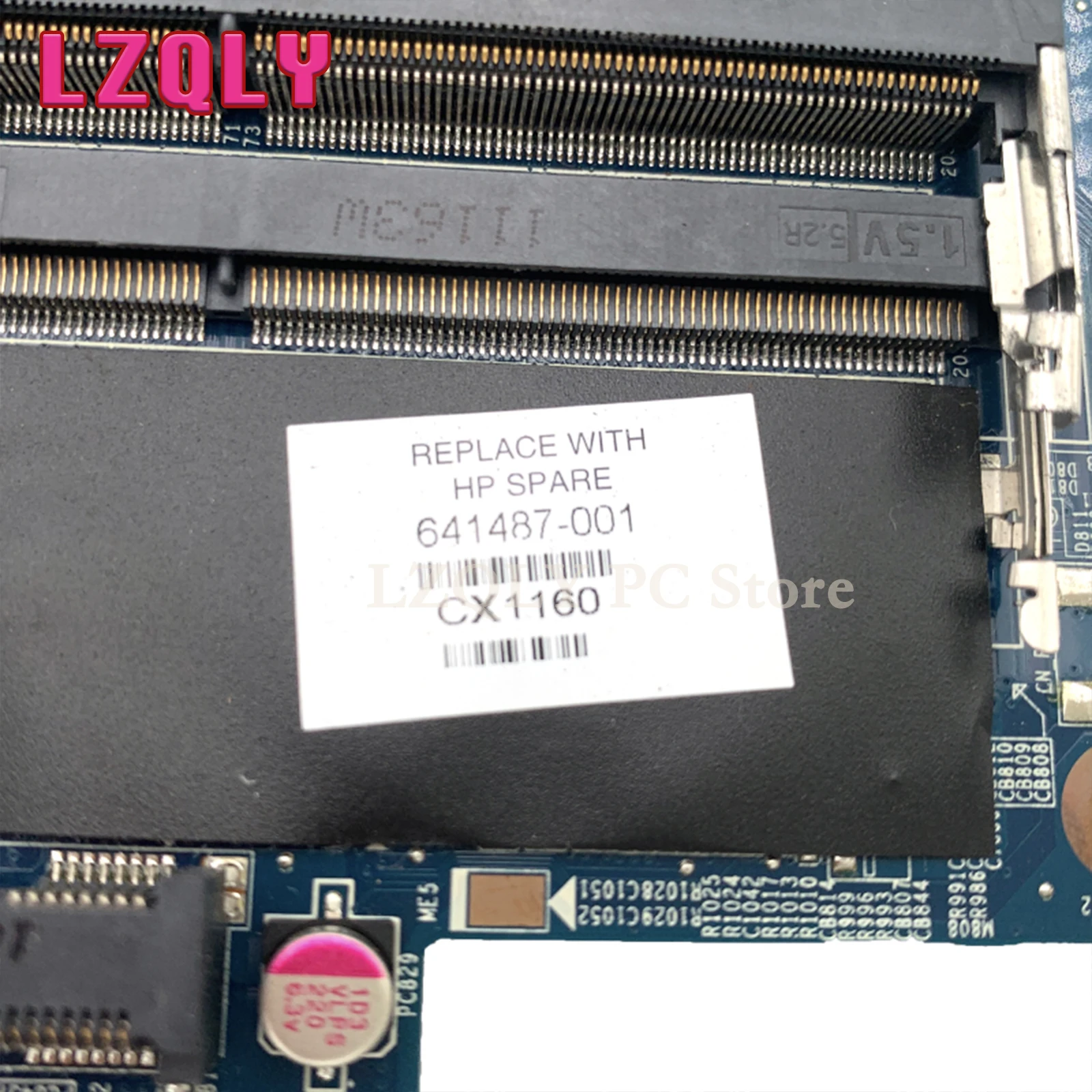 LZQLY для HP DV6 DV6-6000 659998 -001 665347 -001 641487 -001 659147 -001 Материнская плата для ноутбука Основная плата DDR3 HM65 512 МБ графического процессора