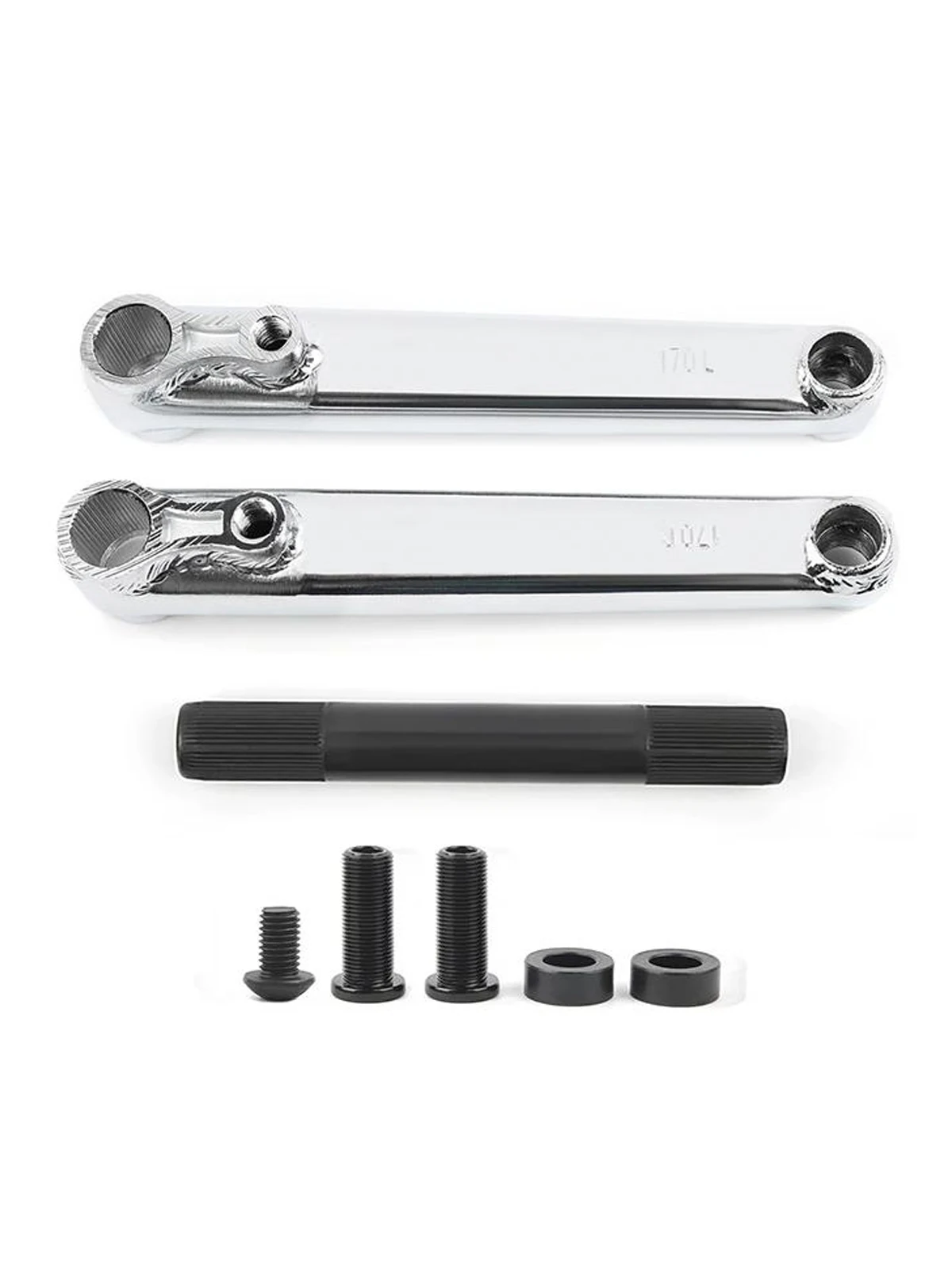 AliExpress NONE BMX Crankarm Bicycle Crank 14mm BMX Bike Crankset 48T*19mm*170mm CRMO Mid BB/ Euro BB/ Spanish BB/ American BB BMX Parts