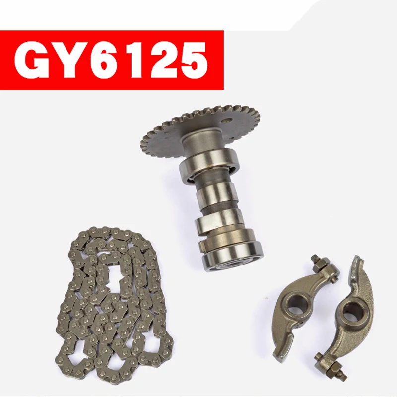 

Цепь ГРМ двигателя мотоцикла/вал камеры/натяжитель/вращающий рычаг для Kymco Baotian Italika Qjmotor BT125 CS125 GY6 125cc-150cc
