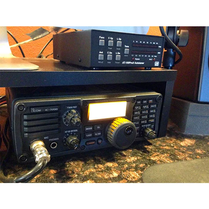 LDG AT-100ProII Automatic Sky Tuning Antenna Tuner Walkie Talkie Accessories Radio Shortwave HF