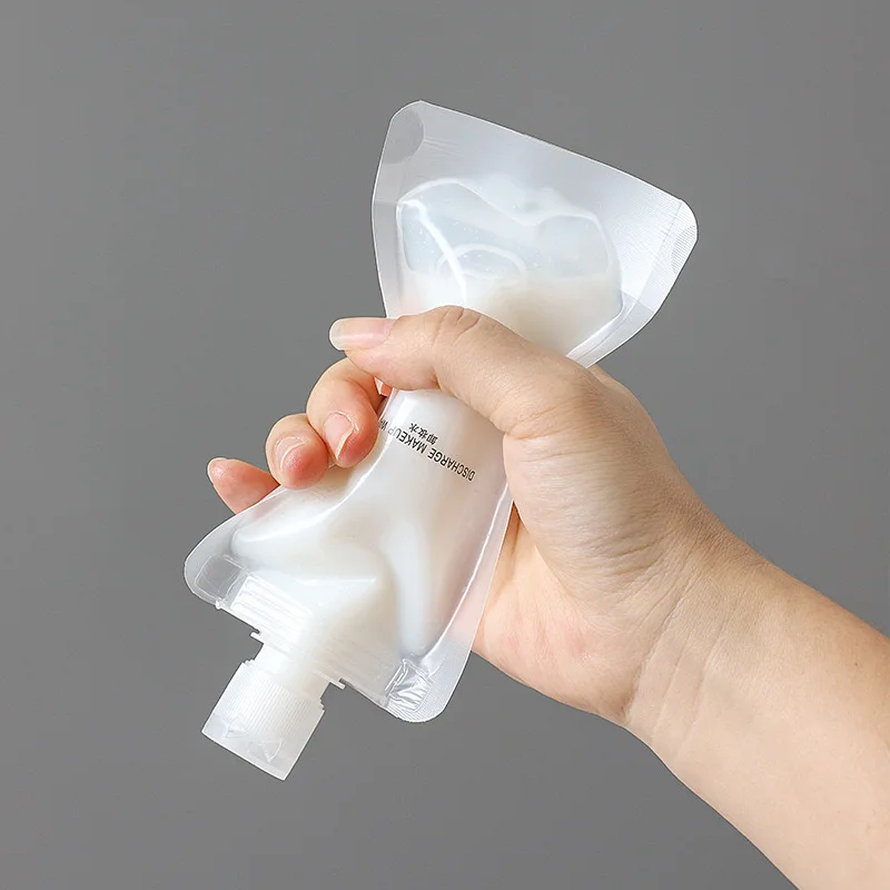6pcs reusable refillable pouches 30‑250ml, leakproof travel dispenser bags for lotion, shampoo & cosmetics 4