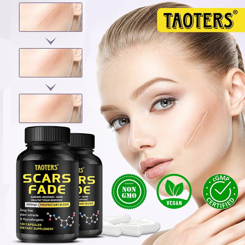 

L-Glutathione Capsules 2000mg, Scar Removal, Antioxidant Body Detox, Brighten Skin Fade Spots Repair Skin Marks, Boost Immunity