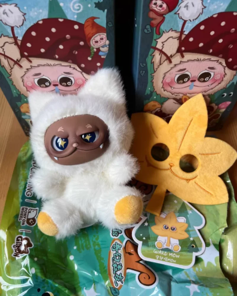 

Подлинная серия Gismow Fantasy Forest Friends Mystery Box Ziyu в одном стиле, милый виниловый плюшевый кулон V2, слепая коробка, куклы, подарки