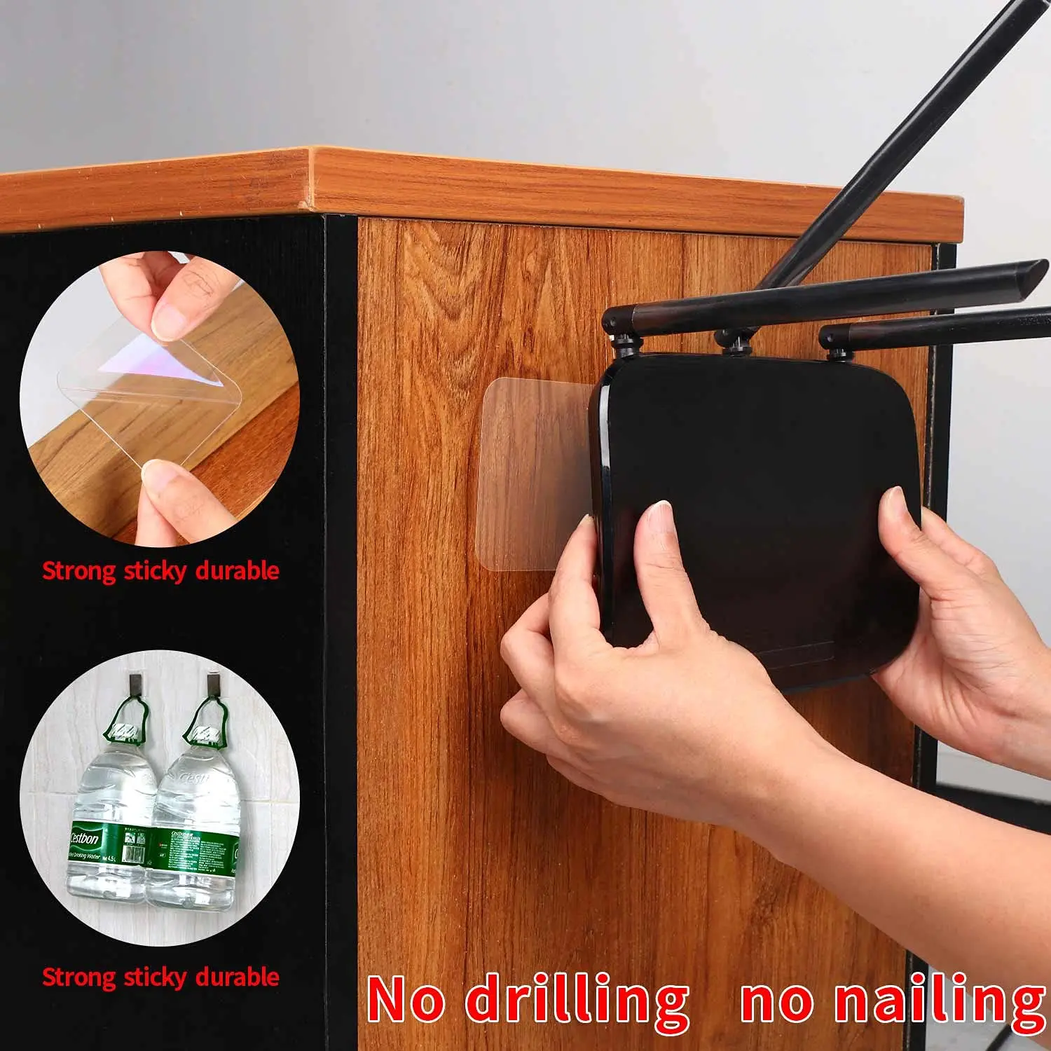 Potente adesivo antitraccia foto parete ausiliaria bifacciale pendente fisso biadesivo bagno impermeabile nastro di viscosa