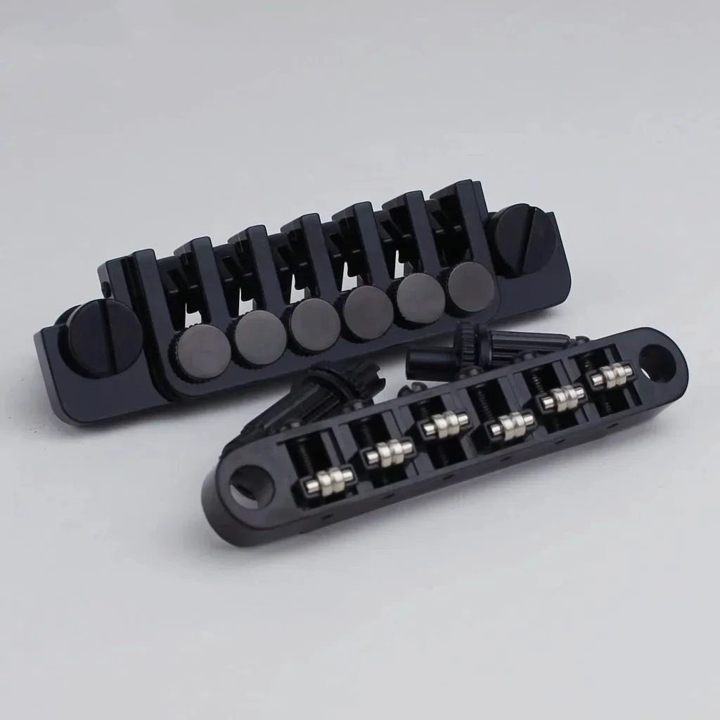 Guyker-Tune-O-Matic Roller Saddle Guitar Bridge, GM005, Vintage TP6 Tailpiece, 5Colors Available