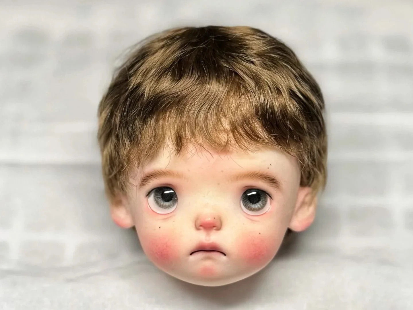 2025 جديد رئيس SD BJD دمية 1/6 Landoudou xiaop فتاة جميلة ماكياج عالية الجودة الراتنج لعبة هدية #1