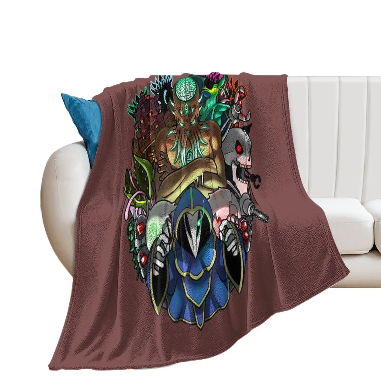 Terraria Boss Rush Hardmode Edition Throw Blanket Decorative Throw Single Hair Blankets