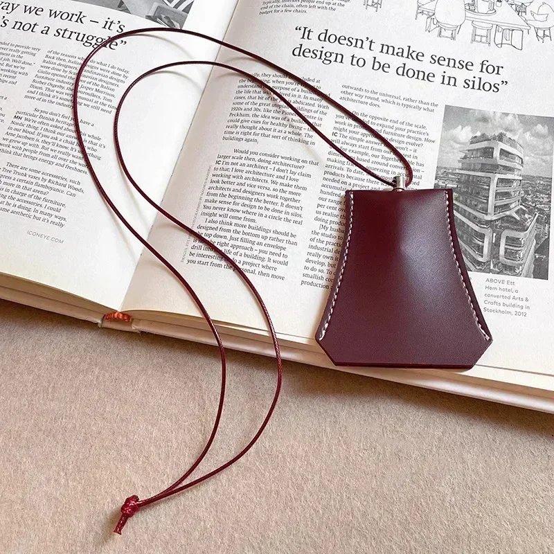 Neck Magnetic Multi Functional Leather Sunglasses Clip Necklace Women Outdoor Travel Portable Storage Hanging Rope Accessories