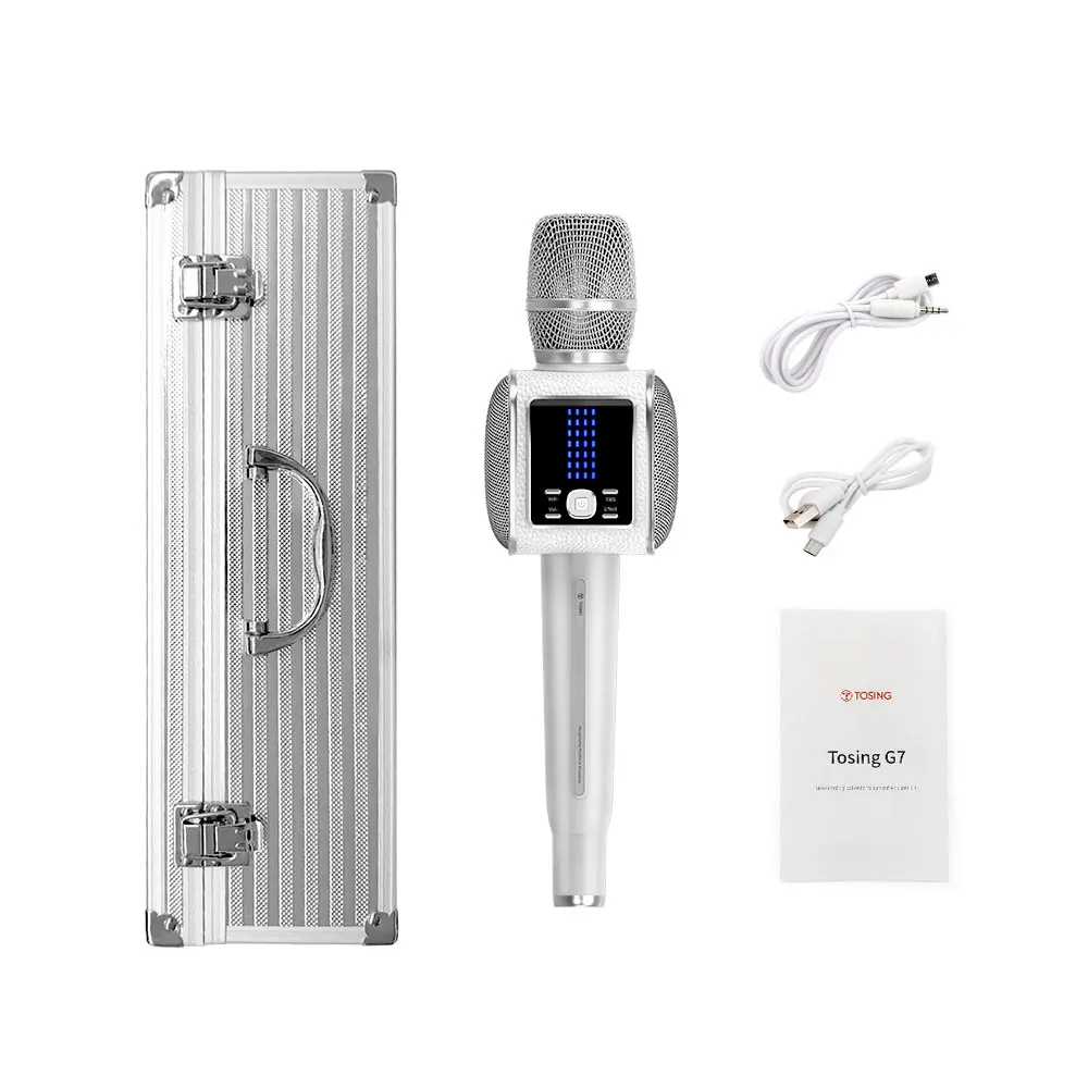 2026 فريد 2023 ل Tosing G7-الراقية 20 واط مكبر الصوت اللاسلكي شاشة LED أنيقة صوت مثالي الكبار آلة الكاريوكي ميكروفون fo #6