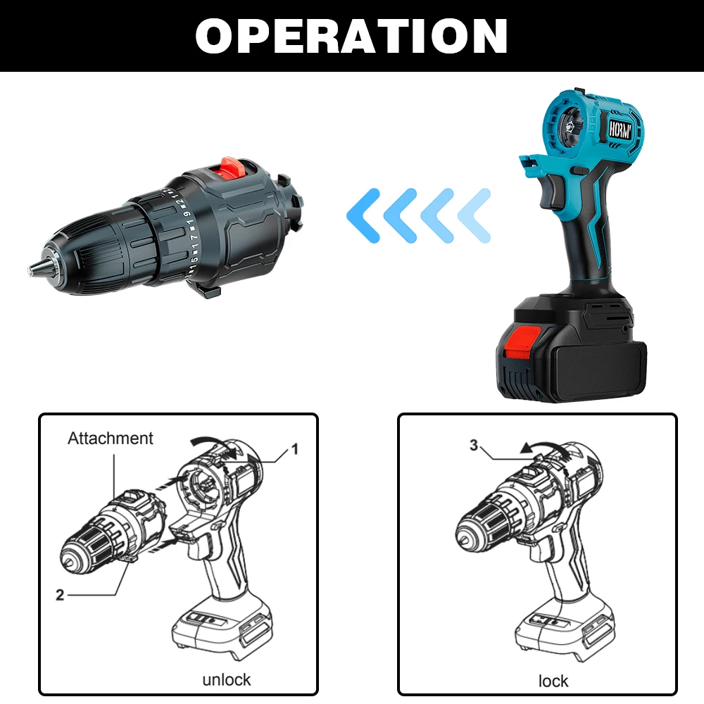 Brushless Electric Treasure Multitool Tools Screwdriver Wrench Impact Drill Polisher Reciprocating Saw Polisher Power Accessory