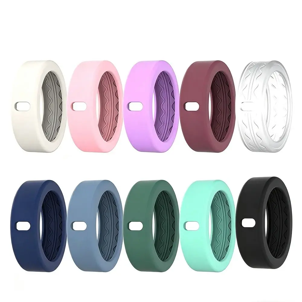 Silicone Ring Cover Anti Fall Elastic Smart Ring Protective Case Anti-Scratch Dustproof Ring Protector for Oura Ring 4