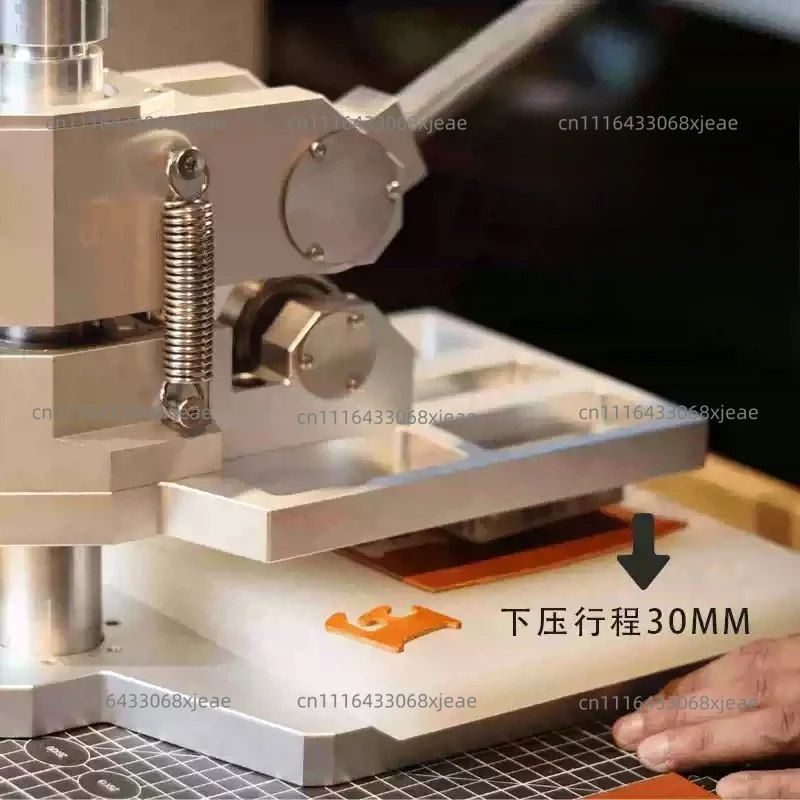 Manual Swing  Leather Goods, Small  Punching Machine, Knife Die Cutting Machine