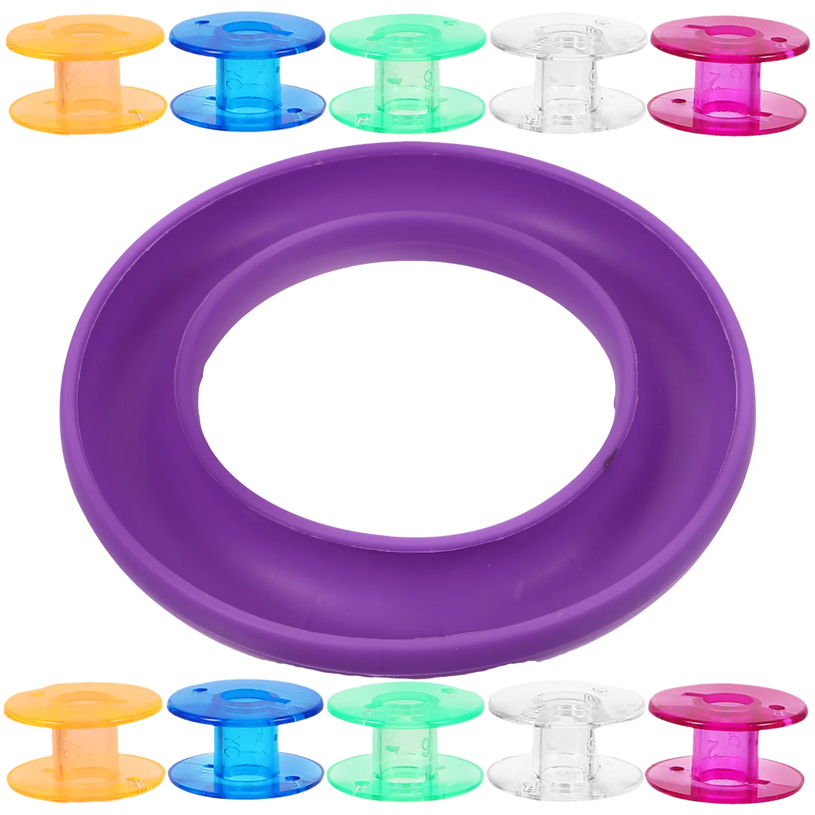 1 set 1 Set Plastic Bobbin Storage Organizer Thickened Durable Large Capacity Sewing Thread Holder Case Compact Portable Sewing