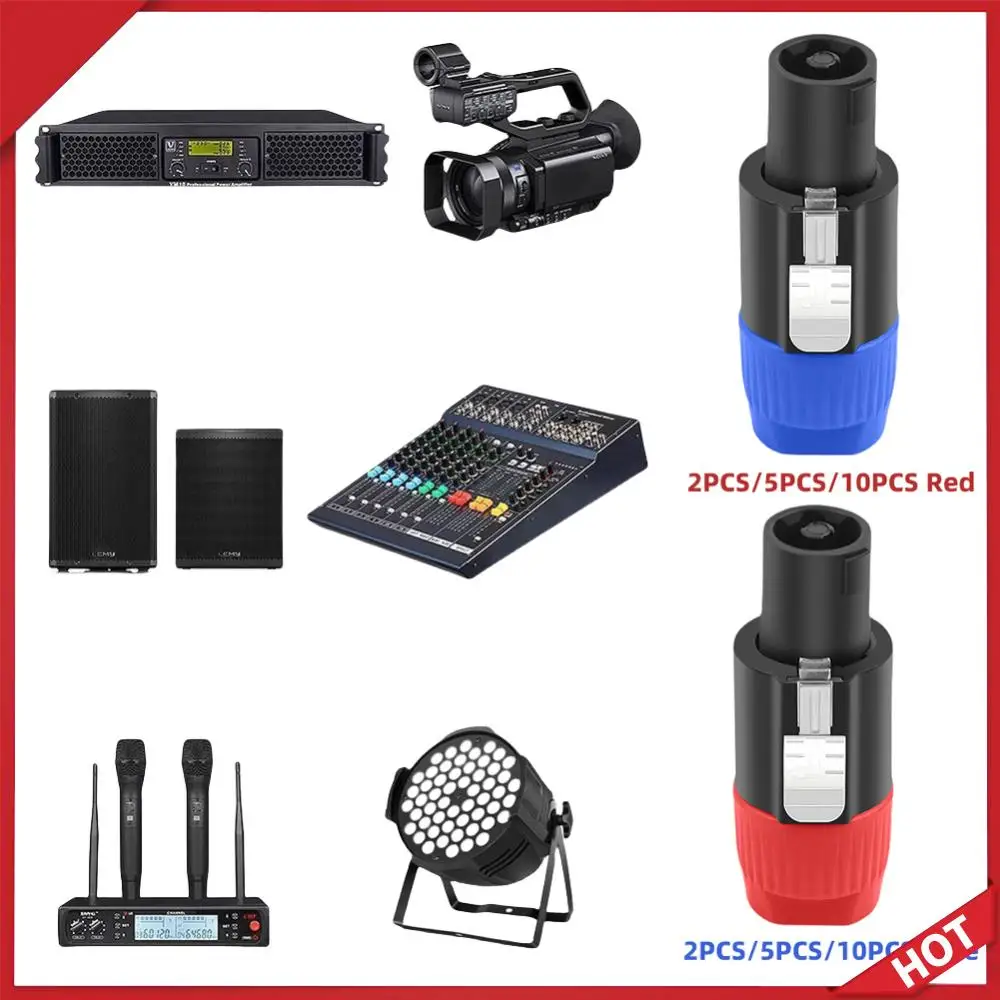 

Professional Audio XLR Connector with Twist Lock Ohm Audio Connector for Speakon NL4FC NL4FX NLT4X