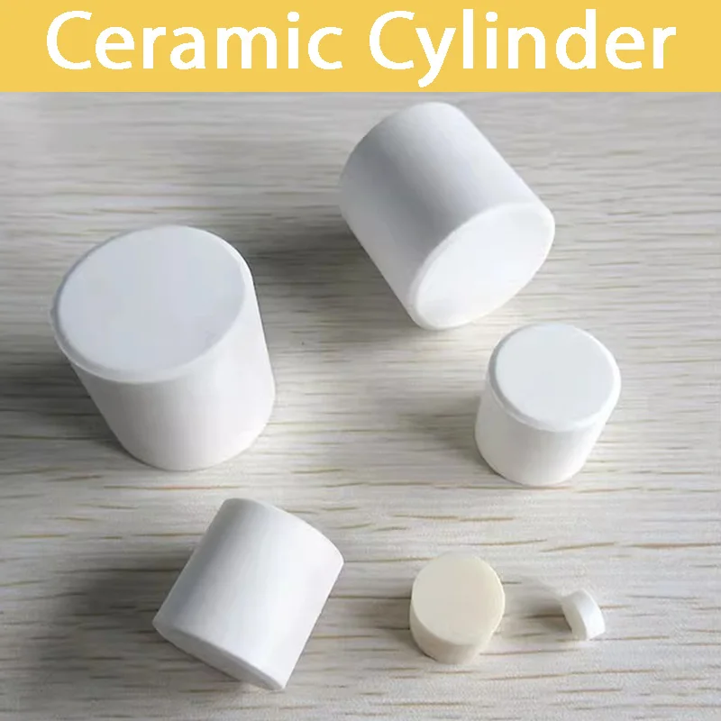 Aluminum Oxide Ceramic Cylinder High Temperature Wear-Resistant High Purity Thermal Conductivity Heat Dissipation Ceramic Column