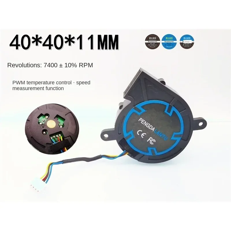 pa Brand  4011 4010 centrifugal turbo blower PWM 5V USB 4CM maintenance-free cooling fan