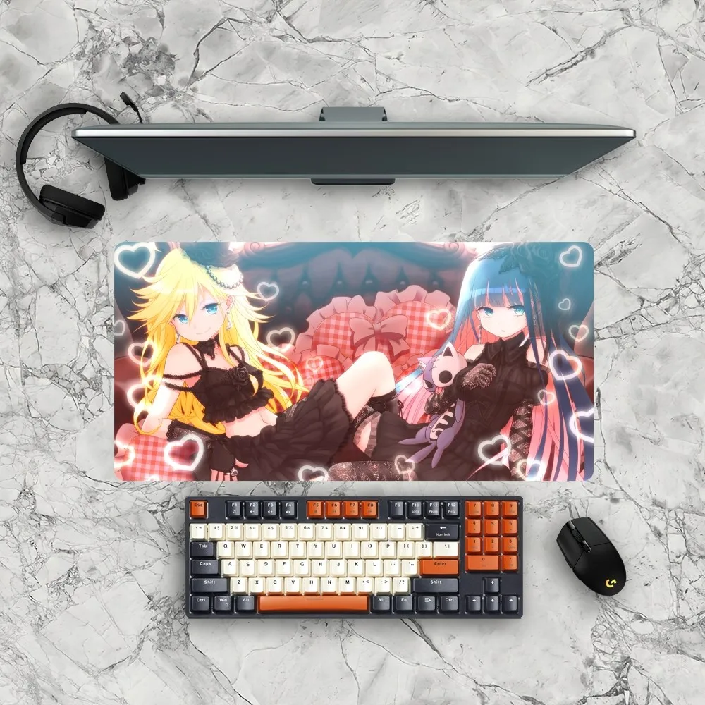 Panty & Stocking with Garterbelt Anime Mousepad Gamer Mouse Pad Size For Office Long Table Mat