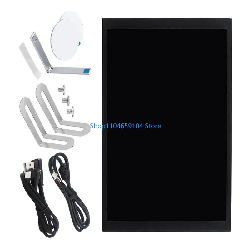 8inch IPSS Secondary Display Aluminium Case Case Type C Plugs Play Computer Monitor Support