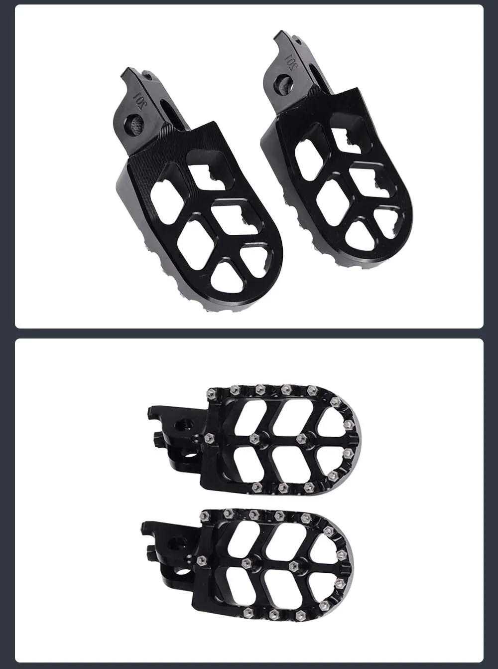 Für Kawasaki KX KLX KXF 250 450 250F 450F 250X 450X 450R KX250 Motorradzubehör Fußrasten Fußpedale Fußstützen – Detail 13