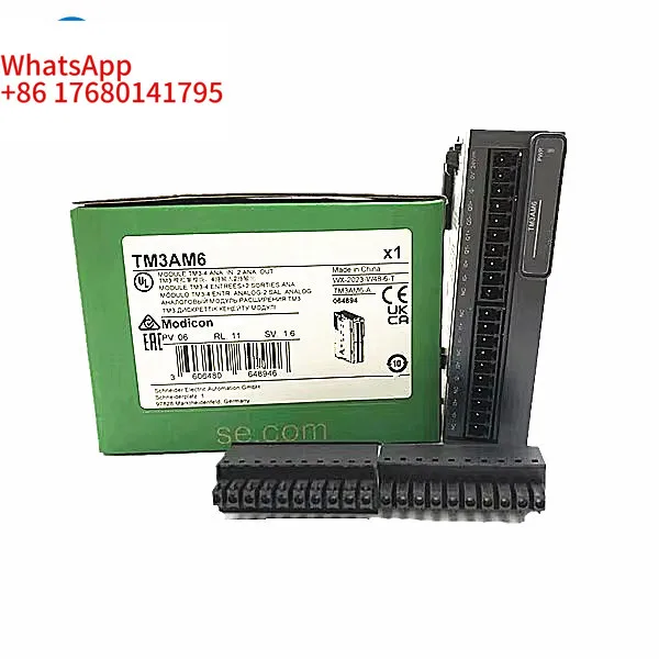 Plc Programmable Logic Controller  Module TM3AM6  TM3DI16   Expand Analog Quantity  100% Original, Brand New, in Stock