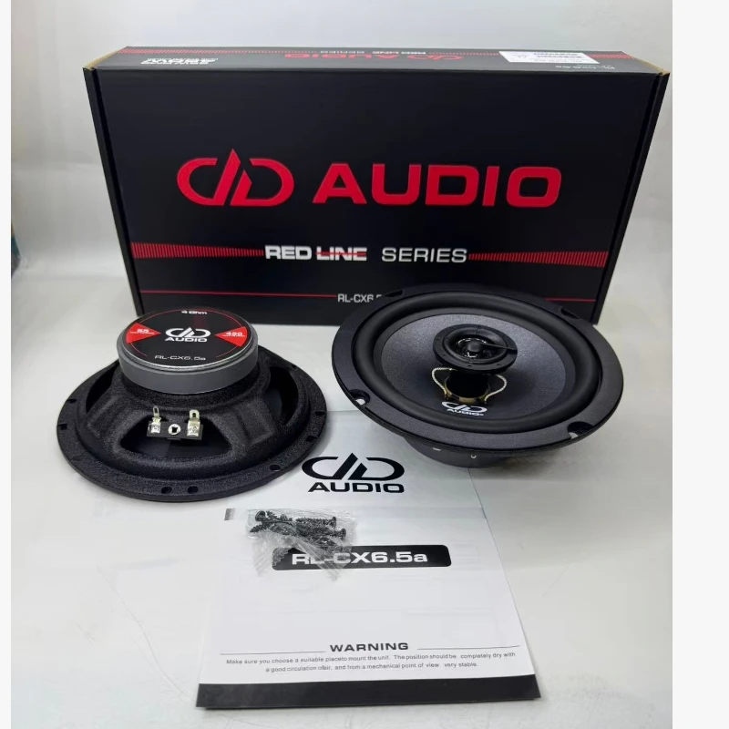 Free Shipping 1 Pair DD Audio RL-CX6.5a 6.5'' Car Speaker Coaxial Midrange Max 450Watt 4Ohm RED LINE SERIES Made In Oklahoma USA
