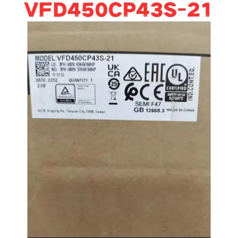 

Новый оригинальный инвертор VFD450CP43S-21 VFD450CP43S 21 45 кВт