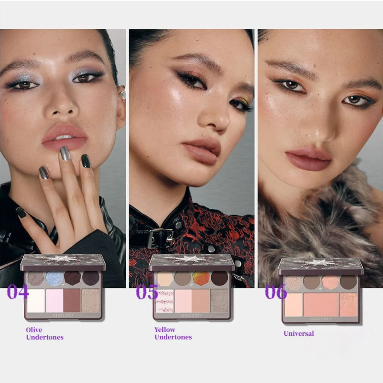 لوحة ظلال العيون الكل في واحد من Girlcult MARTIAL WORLD COMPLEX / أحمر الخدود / مكياج متعدد الاستخدامات متعدد الأغراض #4