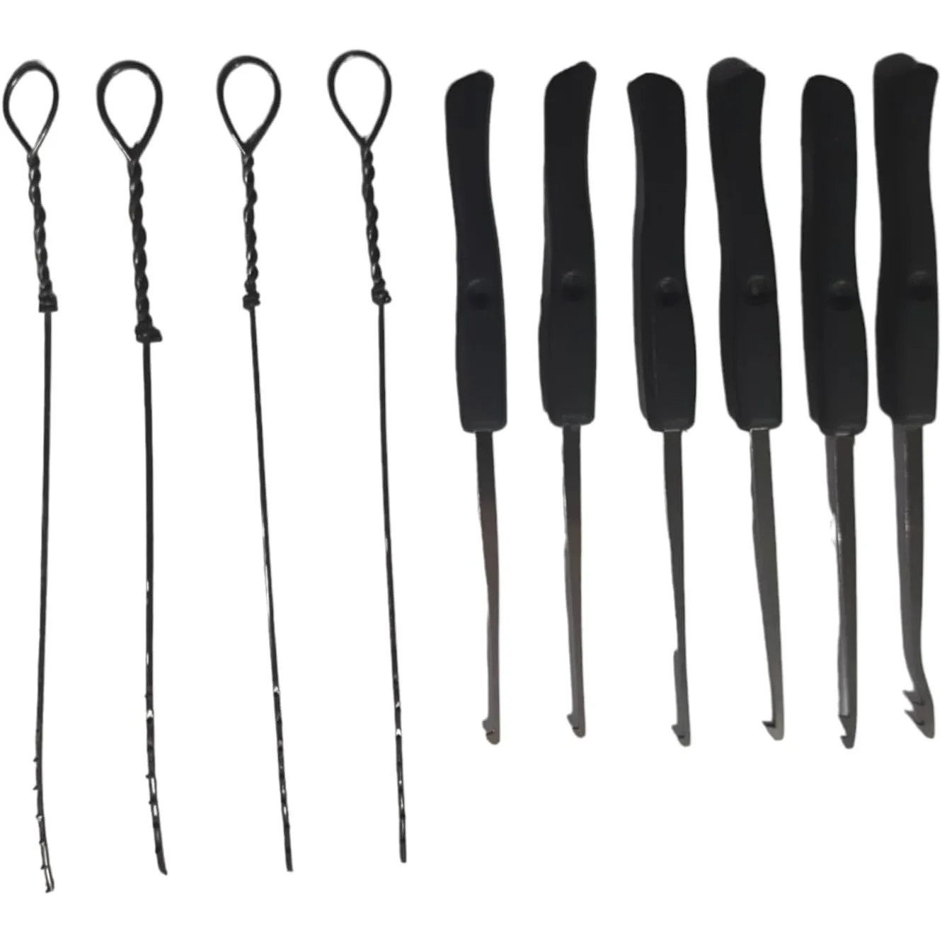 10Pcs Broken K Extractor Kit Tool Set Removal Broken Piece Tap Extractor K tool Kit Hand Tools Hooks-Needles style