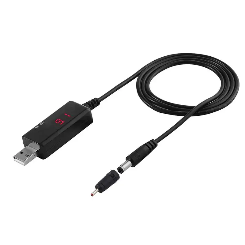 AED6-USB DC 5V To 9V 12V Power Cable For Route Charge WIFI Adapter Wire USB Boost Module Converter Via Powerbank USB