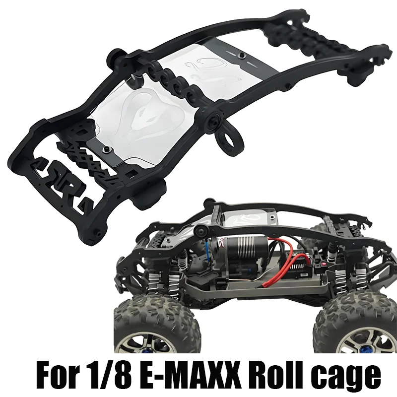 1pcs Nylon Simulation Roll Cage for 1/8 TRAXXAS E-MAXX RC Monster Truck Car