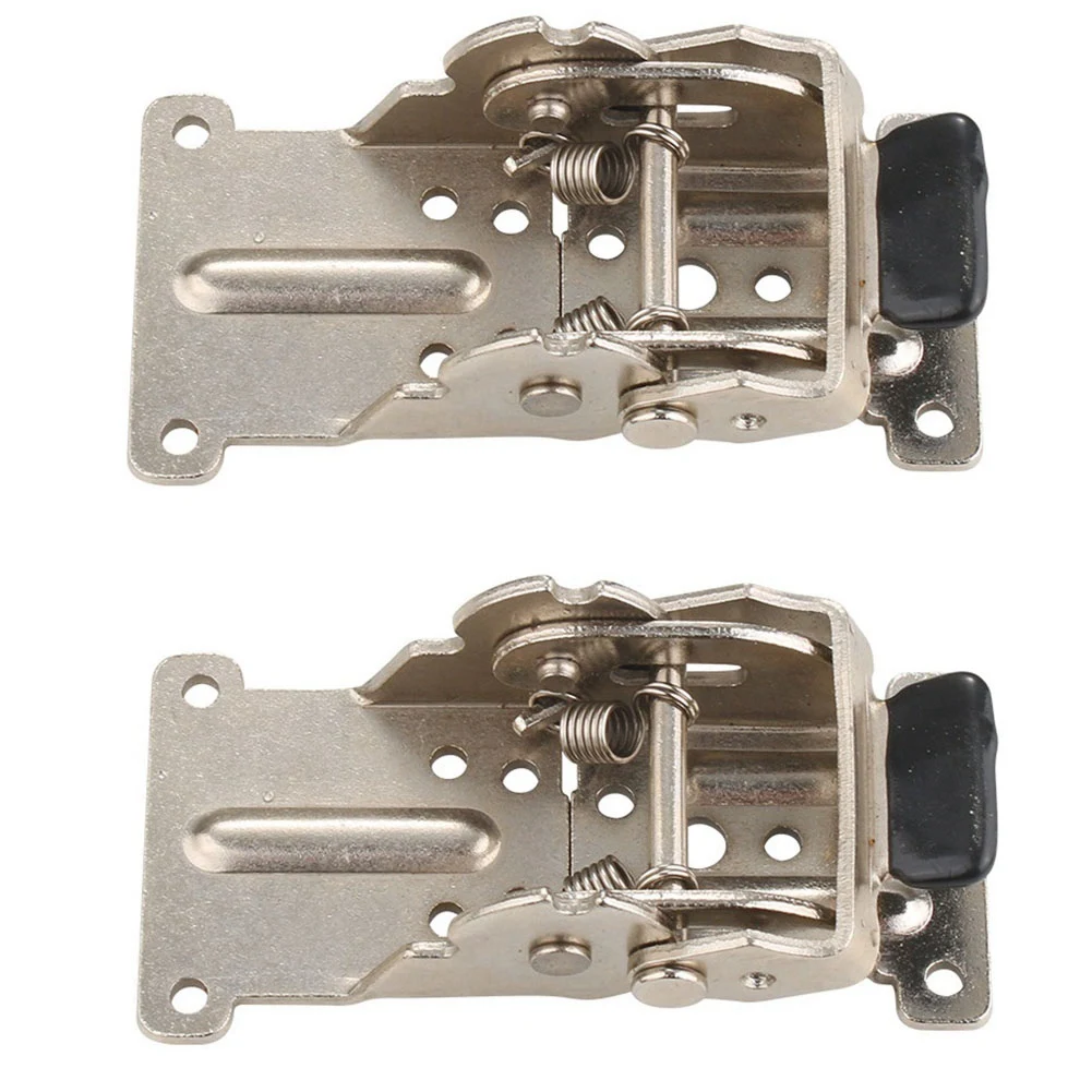 2PCS 0-90-180 Degree Self-Locking Folding Hinge Table Legs Silver Folding Coffee Table Furniture Hardware Cabinet Hinge