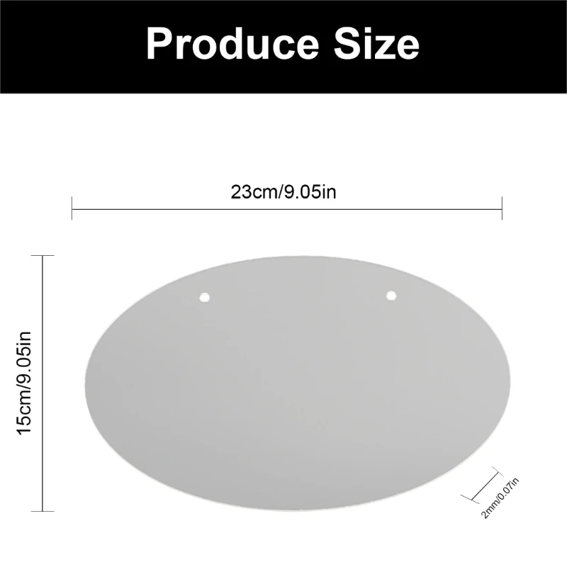 당을 위한 2개의 구멍 및 밧줄 미완성 공백 표시를 가진 장식적인 표시를 거는 아크릴 거는 표시