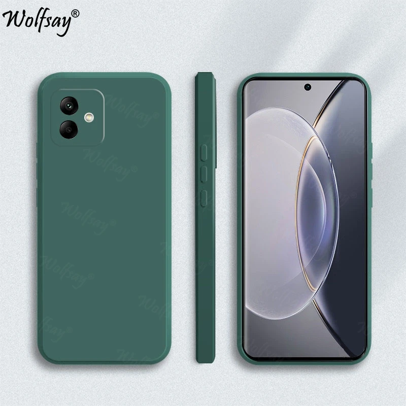 Candy Case For Samsung Galaxy M04 Case Original Liquid Silicone Back Case For Samsung M04 Cover For Samsung M04 M13 M23 M33 M53