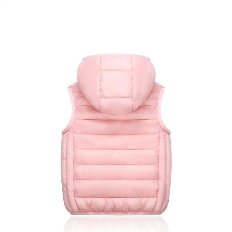 Boys Girls Autumn Winter Down Vest Coat Children Warm Waistcoat Outerwear Clothing Infant Jacket for 4 5 6 7 8 9 10 12 14 Years