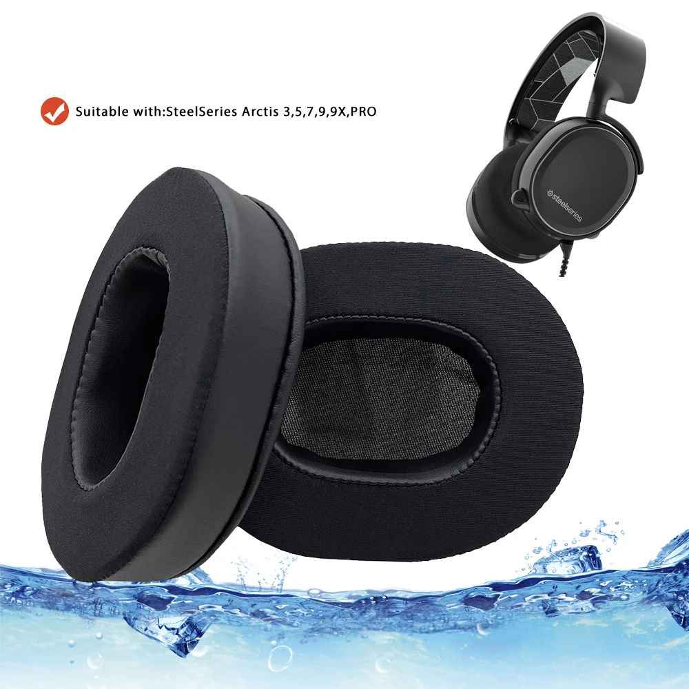 ل SteelSeries Arctis 1 3 5 7 9 9x برو سماعة الألعاب التبريد هلام بطانة للأذن غطاء