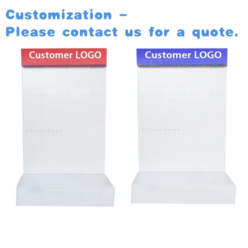 

custom.Supermarket Drinks Display Shelves With Holes in Back Panels of Commercial Shelves