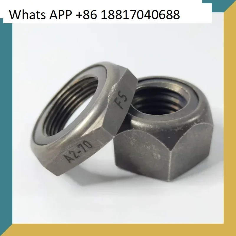 

FS stainless steel anti loosening nut A2-70, high-strength, corrosion-resistant, and high-temperature resistant A4-80