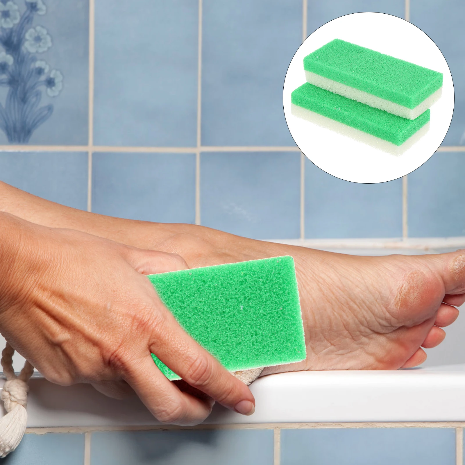 

2 Pcs Heel Pumice Pedicure Tools Dry Dead Skin Scrubber Callus Remover