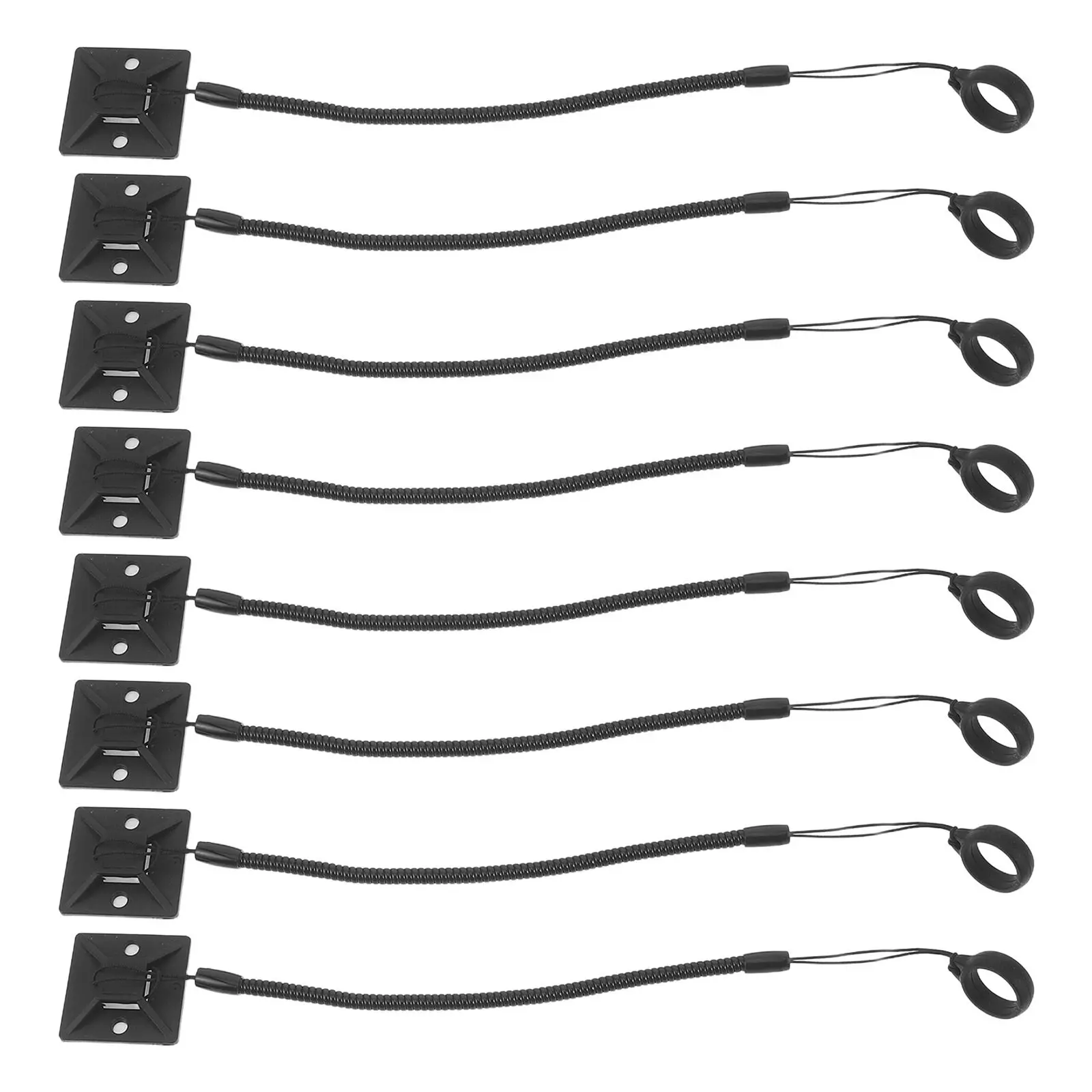 

8Pcs Stylus Pen Lanyard Bulk Elastic Retractable Tether Cord with Silicone Holder Anti-Lost Stylus Lanyard for Tablet Phone
