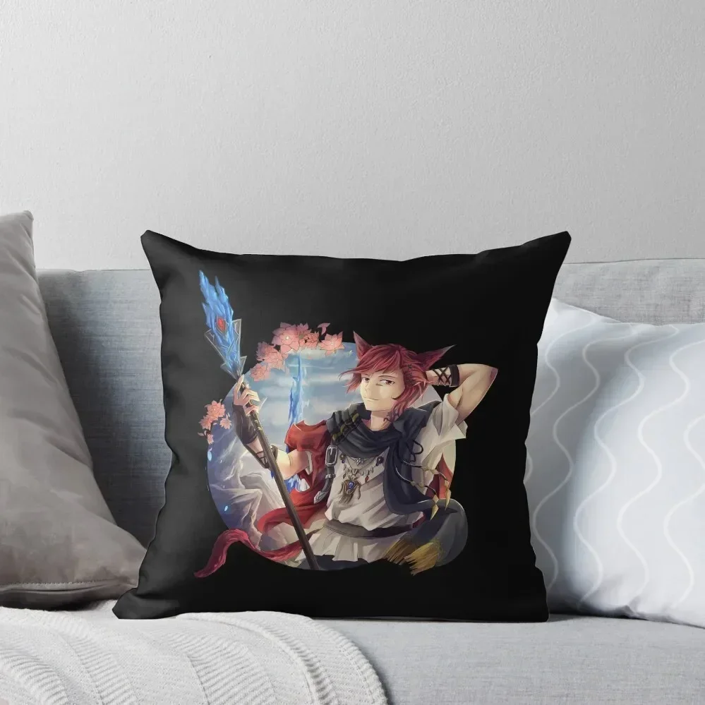 

FFxiv G'Raha Throw Pillow Sofa Pillow Cover Luxury Pillow Cover Decorative Cushions ornamental pillows for living room