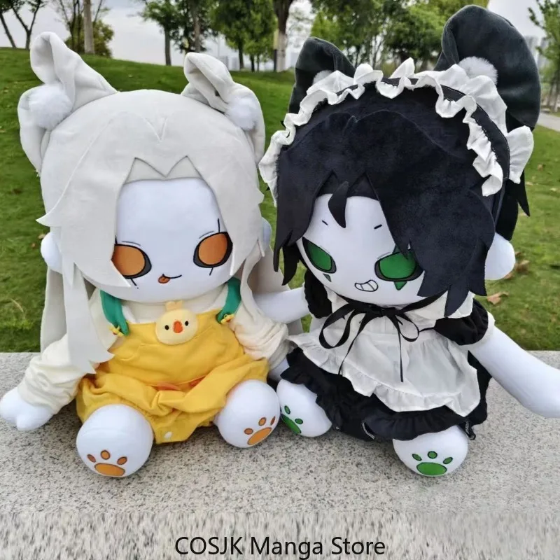 

40cm Amine The Freak Circus Pierrot Cute Plush Figure Soft Cotton Stuffed Body Plushie Pillow Cartoon Pandent Collectible Gift