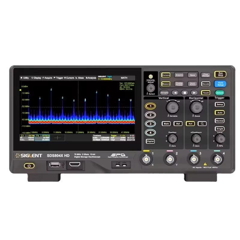 

Siglent Technologies SDS802X SDS812X SDS822X HD 12-bit Digital Oscilloscopes 4CH Digital Multimeter Oscilloscope