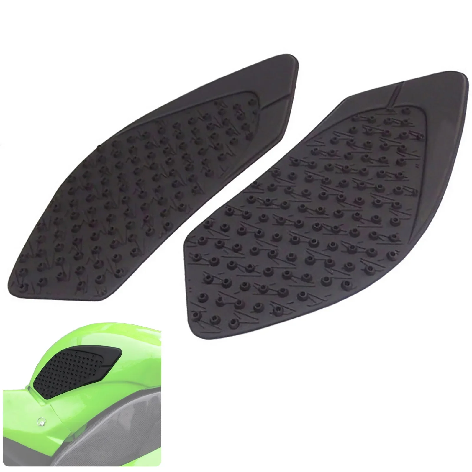 

Motorcycle Gas Tank Slip Sticker Side Knee Fuel Tank Anti Slip Grip Pads for kawasaki zx 10r zx-10r zx10r 2008 - 2010