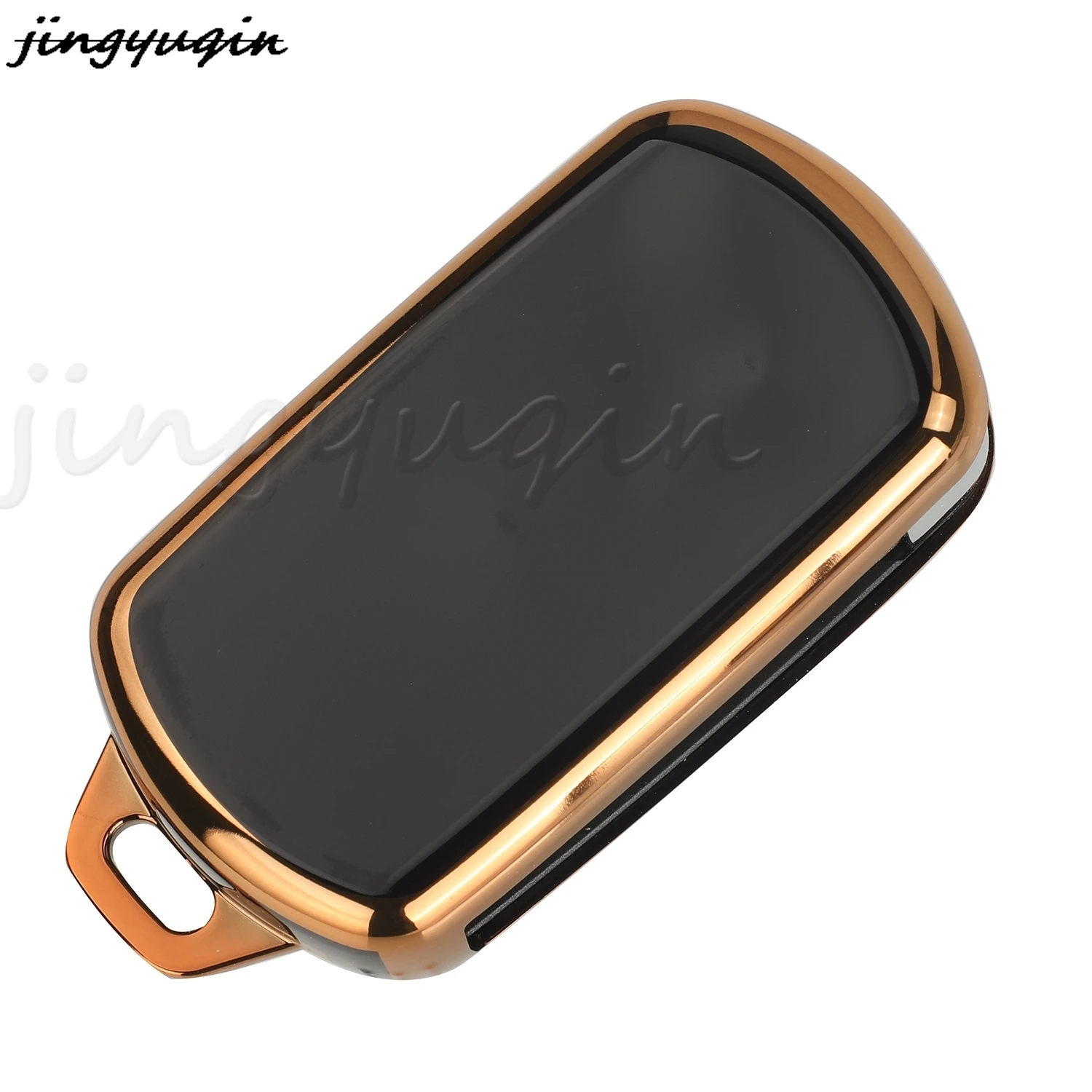 JYQ 2 botones TPU Auto llave Shell funda para Land Rover Range Rover Sport LR3 Discovery soporte protegido Fob bolsa Accesorios